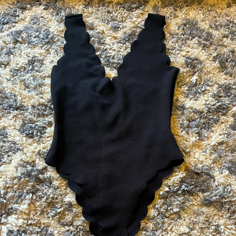 Scalloped bodysuit